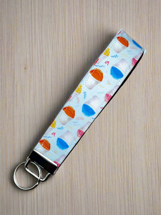 Wristlet Key Fobs - Snowball