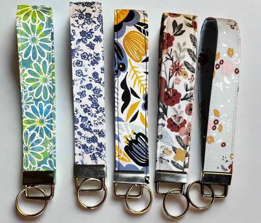Wristlet Key Fobs - Floral